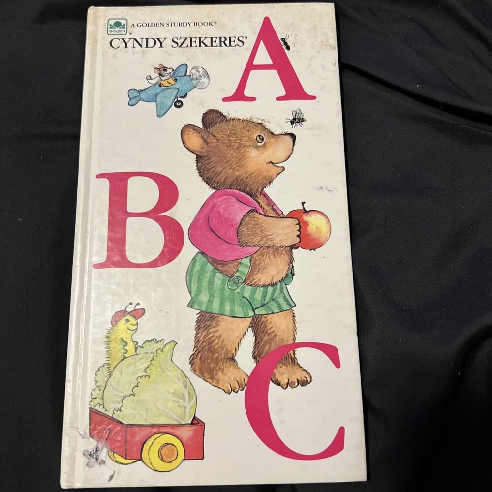 1983 Cyndy Szekeres’ ABC A Golden Sturdy Book Board Book Alphabet Toddler